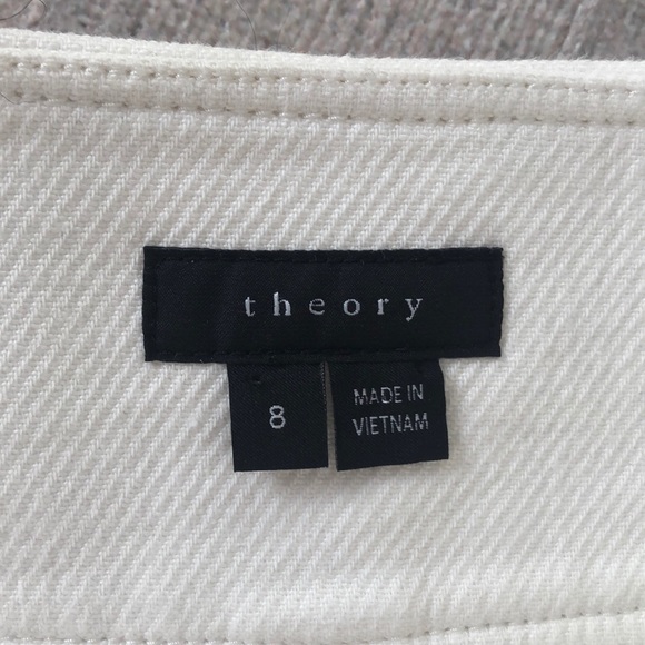 Theory White Wrap skirt - Picture 7 of 11